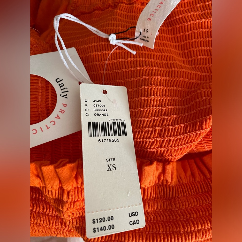 Daily Practice by Anthropologie Tiered Maxi Dress XS new with tag - Picture 7 of 10